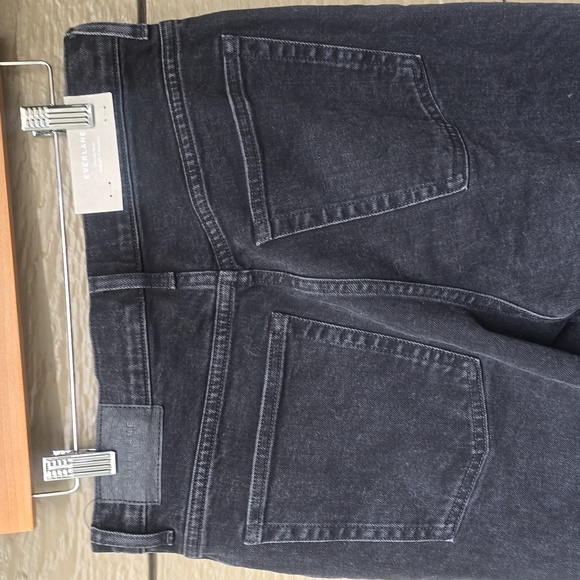 Everlane The Way-High Sailor Jean Coal Black 28 Crop Straight Leg - Picture 5 of 10